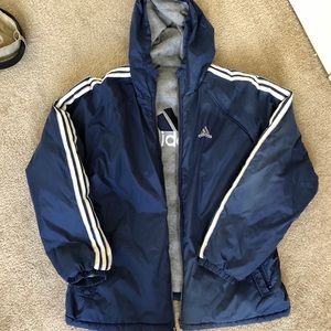 vintage adidas reversible jacket